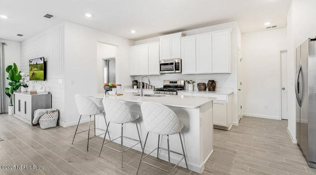 Furnished interior view inside a new home in , St. Augustine (Image 9).