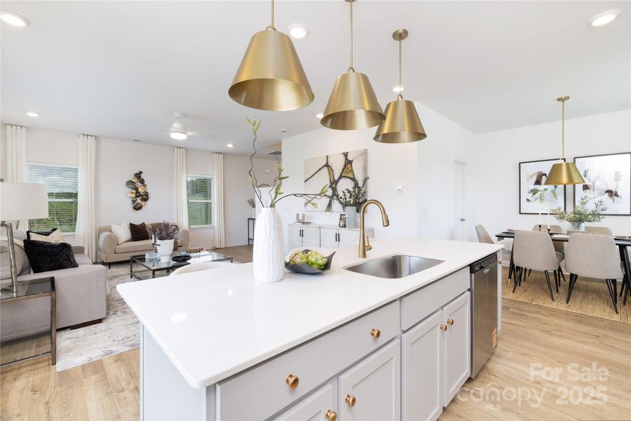 Furnished interior view inside a new home in , New London (Image 9).