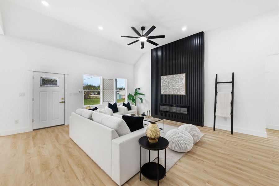 Furnished interior view inside a new home in , Bastrop (Image 8).