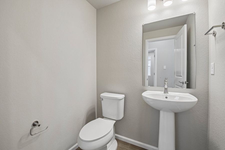 Furnished interior view inside a new home in Woodrose at Painted Prairie, Aurora (Image 5). Furnished interior view inside a new home in Woodrose at Painted Prairie, Aurora (Image 5).
