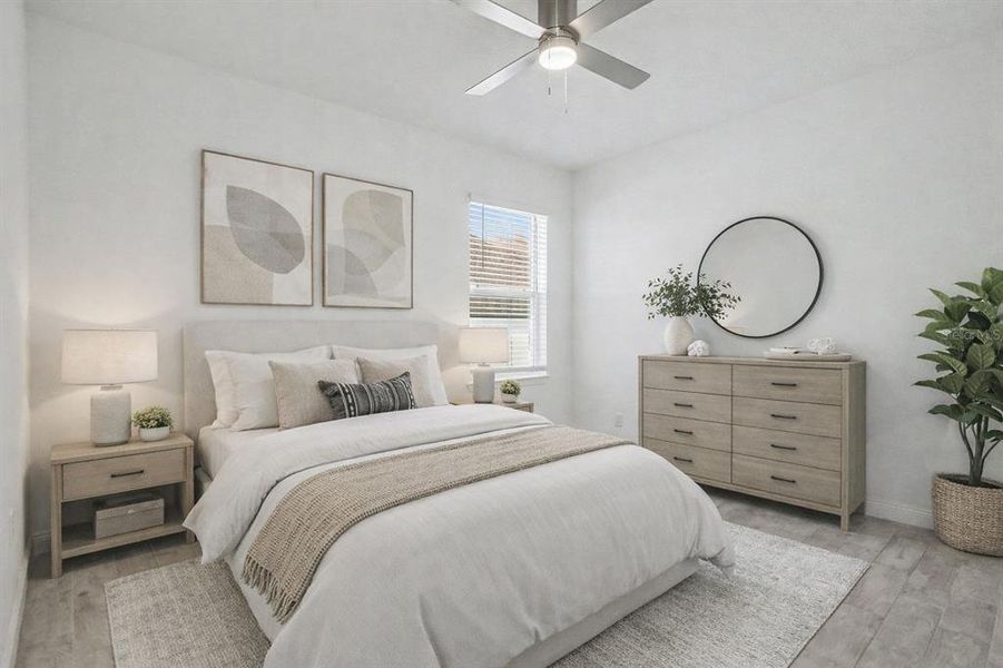 Furnished interior view inside a new home in Hills of Minneola, Minneola (Image 18). Furnished interior view inside a new home in Hills of Minneola, Minneola (Image 18).
