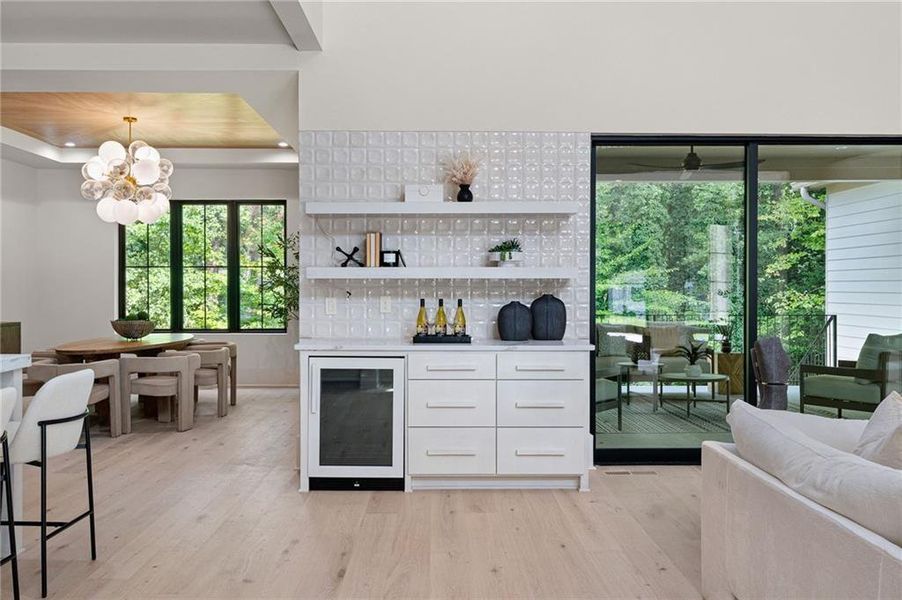 Furnished interior view inside a new home in , Dunwoody (Image 35).