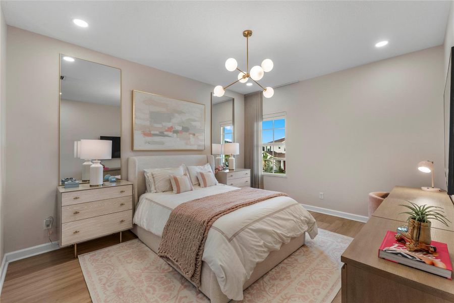 Furnished interior view inside a new home in Arden: The Waterford Collection, Loxahatchee (Image 19).