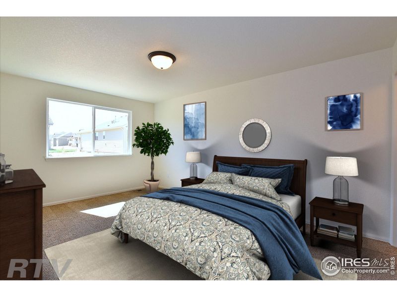 Furnished interior view inside a new home in , Johnstown (Image 13).