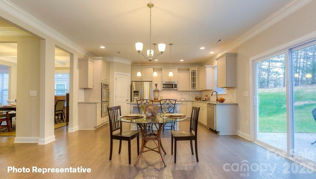Furnished interior view inside a new home in Sylvan Creek, Denver (Image 27).