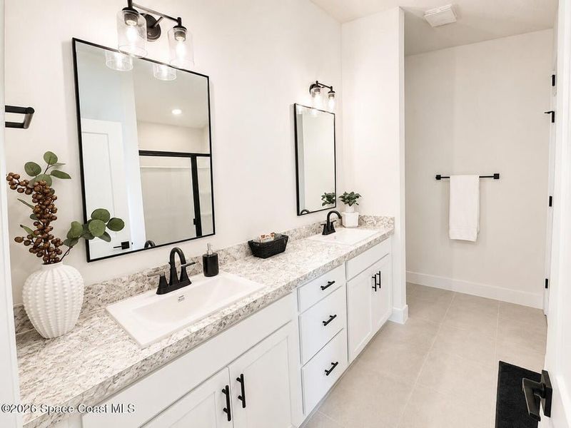 Furnished interior view inside a new home in St. John's Preserve, Palm Bay (Image 17).
