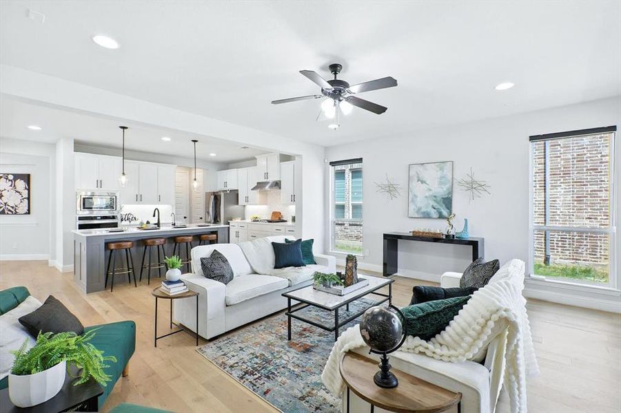 Furnished interior view inside a new home in , Lewisville (Image 27). Furnished interior view inside a new home in , Lewisville (Image 27).