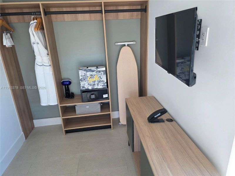 Furnished interior view inside a new home in , Miami (Image 10).