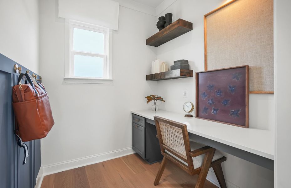 Representative furnished interior of a home built from the Leyton by Pulte Homes in Elmbrook, Matthews (Image 31).