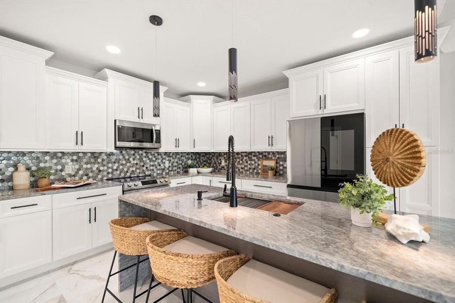 Furnished interior view inside a new home in , Clearwater Beach (Image 7).