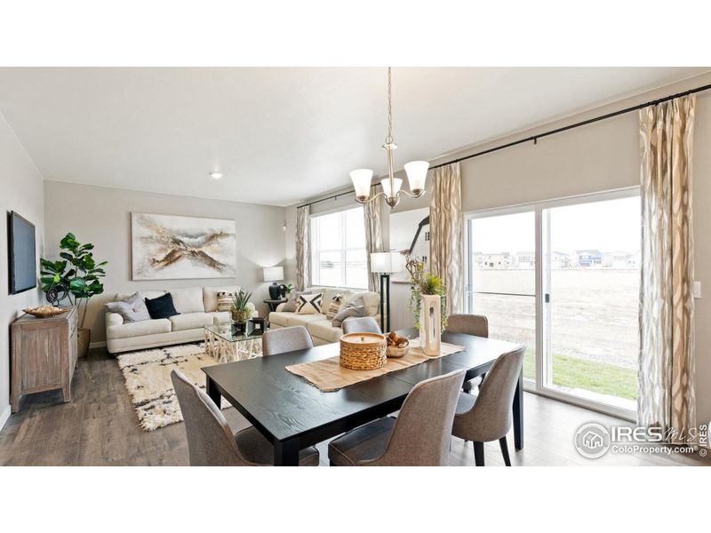 Furnished interior view inside a new home in Westgate, Greeley (Image 8).