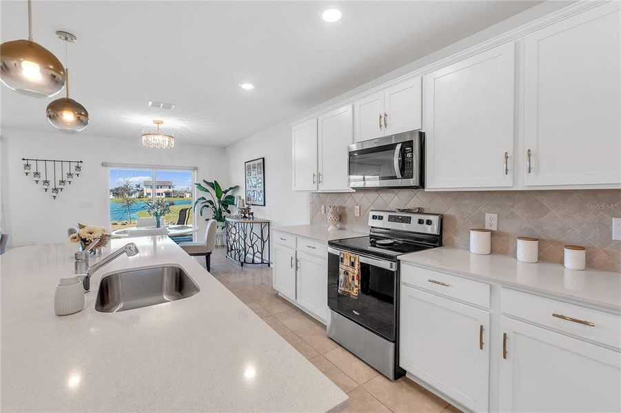 Furnished interior view inside a new home in , Parrish (Image 36).