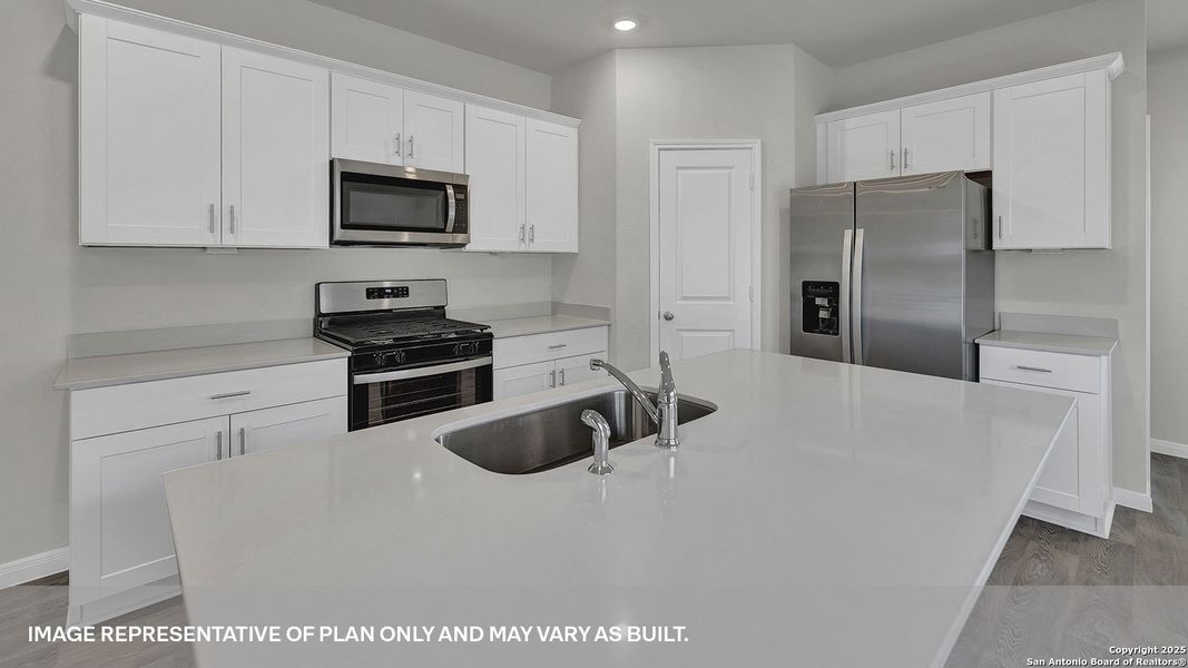 Furnished interior view inside a new home in Whisper South, San Marcos (Image 8).