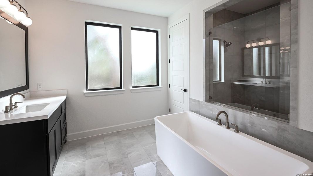Furnished interior view inside a new home in Johnson Ranch, Bulverde (Image 8).