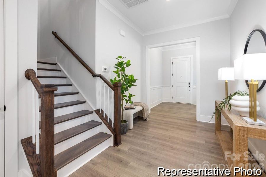 Furnished interior view inside a new home in Whispering Hills, Locust (Image 8).