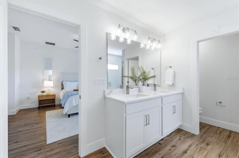 Furnished interior view inside a new home in , Port Charlotte (Image 12).