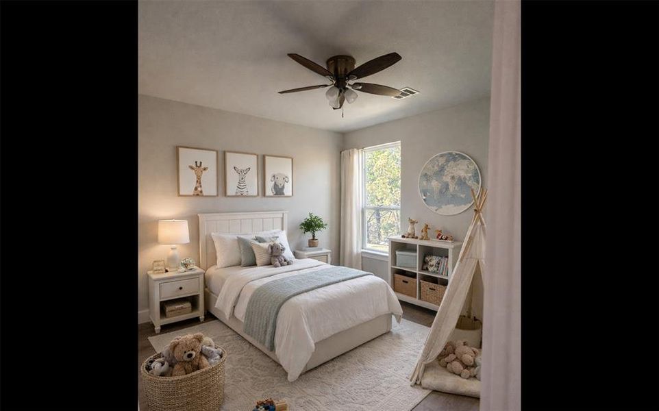 Stage digital bedroom