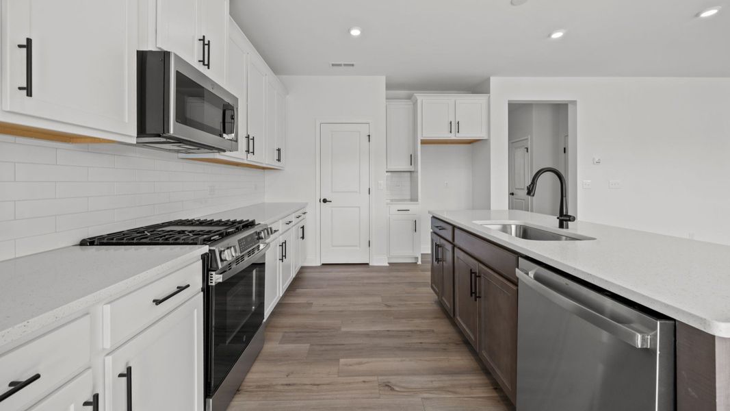 The Burton Plan by DRB homes at Lakeside Glen, in York SC - Kitchen