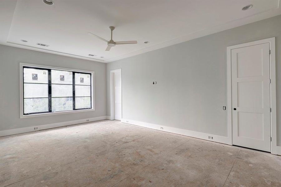 Another secondary bedroom. Stage of construction as of April 3, 2025. Another secondary bedroom. Stage of construction as of April 3, 2025.