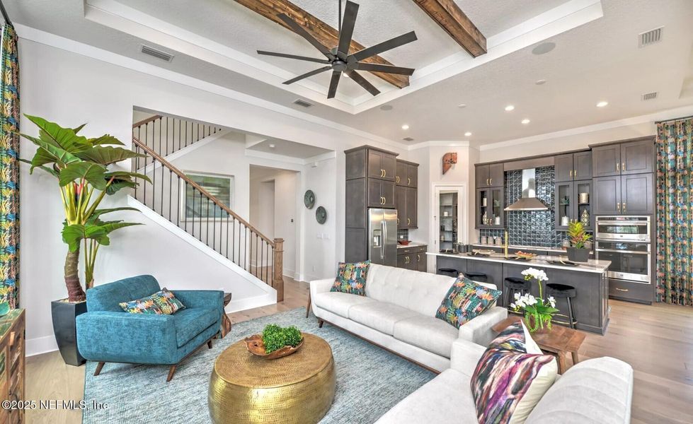 Furnished interior view inside a new home in , Fernandina Beach (Image 14).