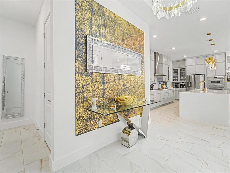 Furnished interior view inside a new home in , San Antonio (Image 65).