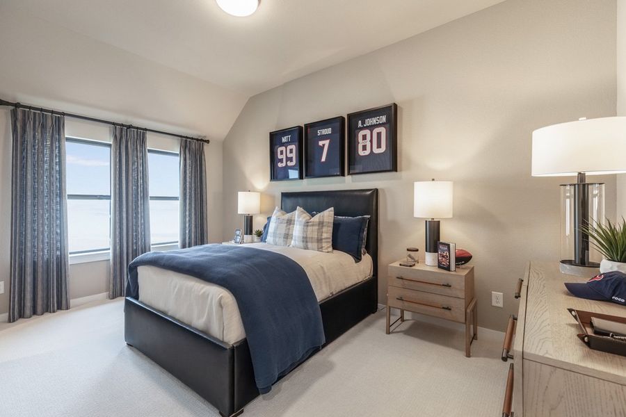 Representative Secondary Bedroom - some options shown Representative Secondary Bedroom - some options shown