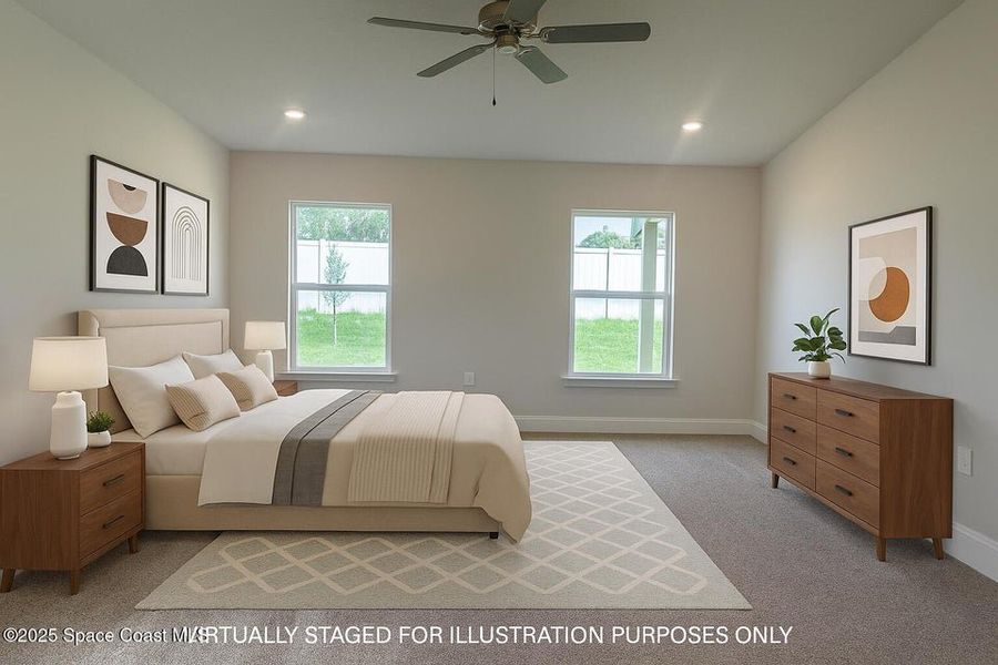 Furnished interior view inside a new home in St. John Preserve, Palm Bay (Image 4).