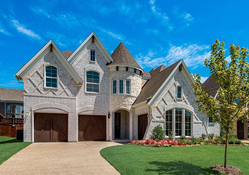 Representative exterior photo of a completed home built from the Hartford V by Grand Homes in Cedar Ridge Estates, Grand Prairie, TX (Image 13).