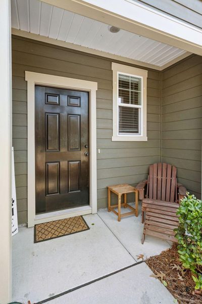 Exterior details and patio area of a home in , North Charleston (Image 32).