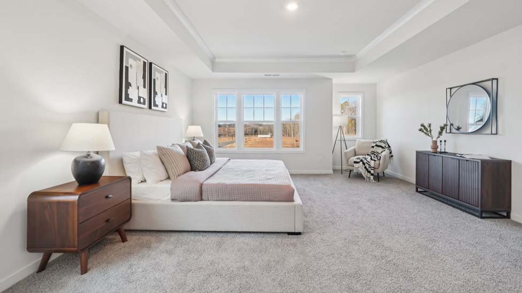 Furnished interior view inside a new home in Oak Grove Hill, Huntersville (Image 25).