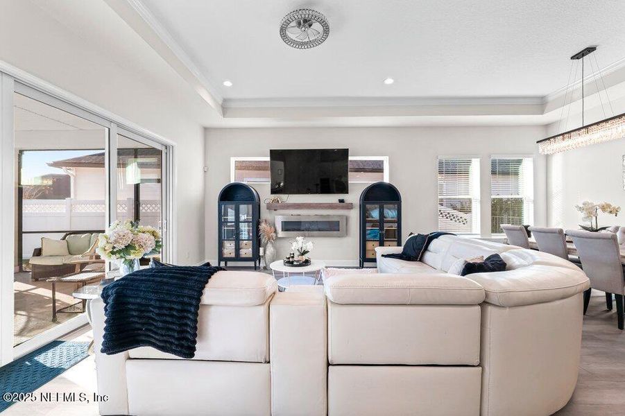 Furnished interior view inside a new home in Courtney Chase, St. Augustine (Image 10).