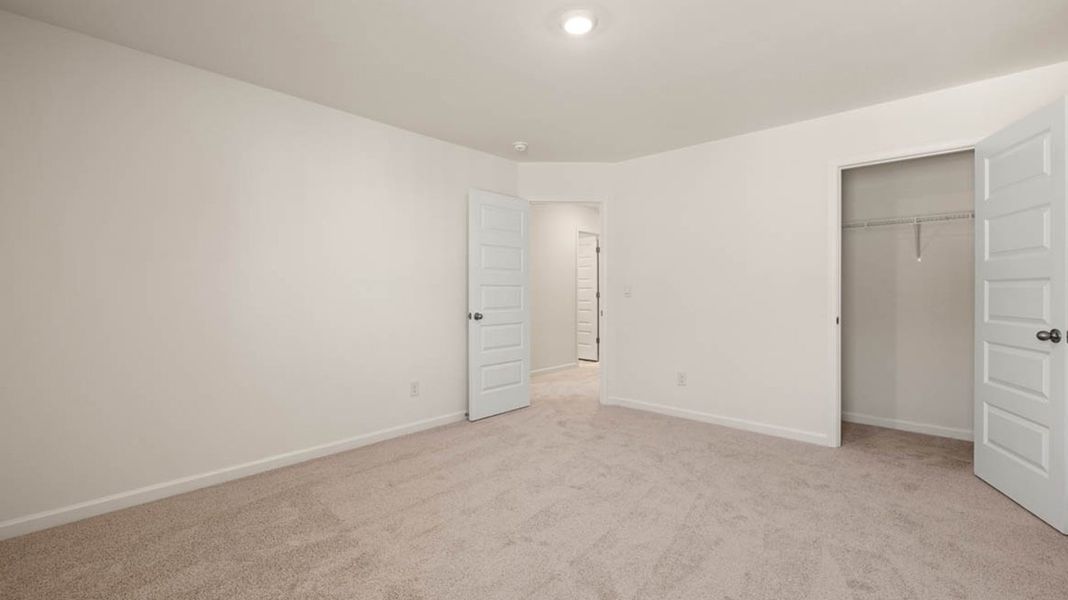 Representative unfurnished interior of a home built from the Hillcrest by D.R. Horton in Shoal Creek, Hampton (Image 17). Representative unfurnished interior of a home built from the Hillcrest by D.R. Horton in Shoal Creek, Hampton (Image 17).