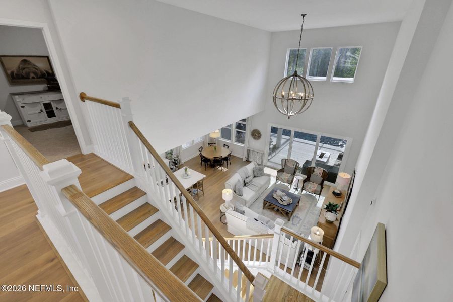 Furnished interior view inside a new home in Settler's Landing at Nocatee, Ponte Vedra (Image 68).
