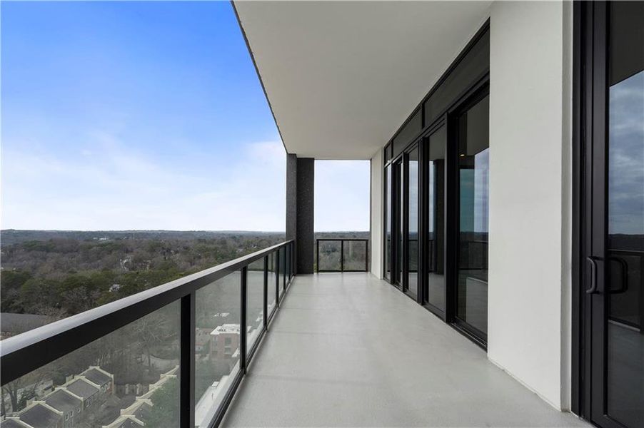 Exterior details and patio area of a home in The Dillon Buckhead, Atlanta (Image 33).