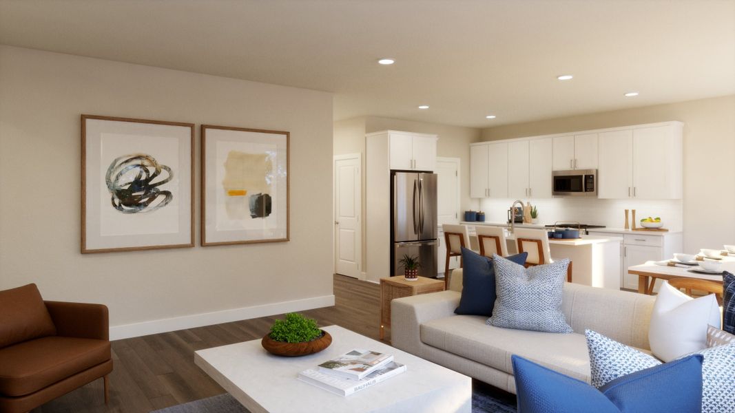 Representative furnished interior of a home built from the 2 by Trumark Homes in Trumark Homes at Tanterra, Parker (Image 7).