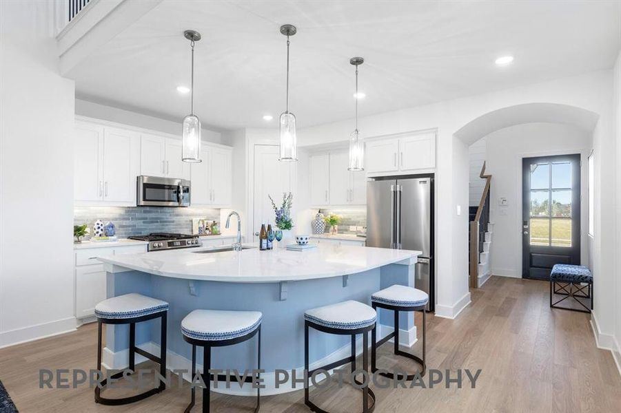 Furnished interior view inside a new home in Goodland, Midlothian (Image 12).