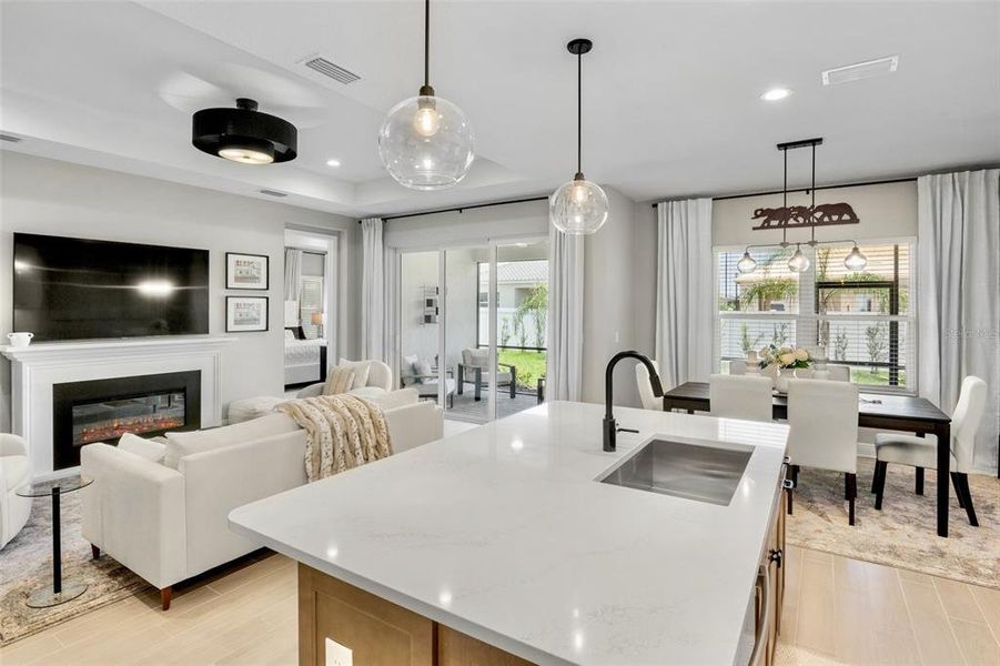 Furnished interior view inside a new home in , Sarasota (Image 11). Furnished interior view inside a new home in , Sarasota (Image 11).
