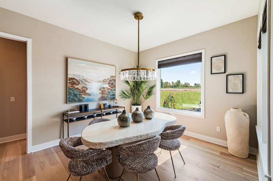 Representative furnished interior of a home built from the Winslow by Fischer Homes in Twin Lakes, Hoschton (Image 11).