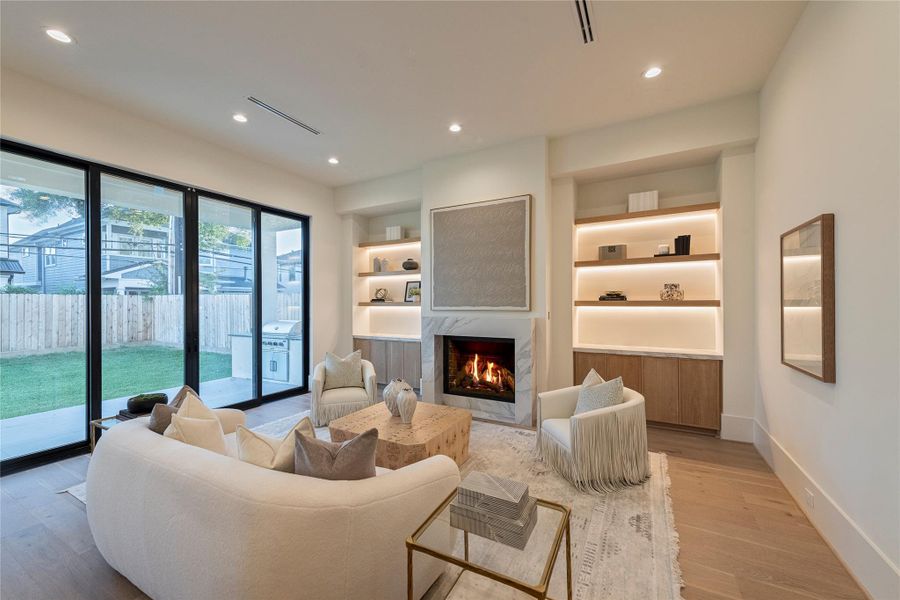 Furnished interior view inside a new home in , Houston (Image 24).