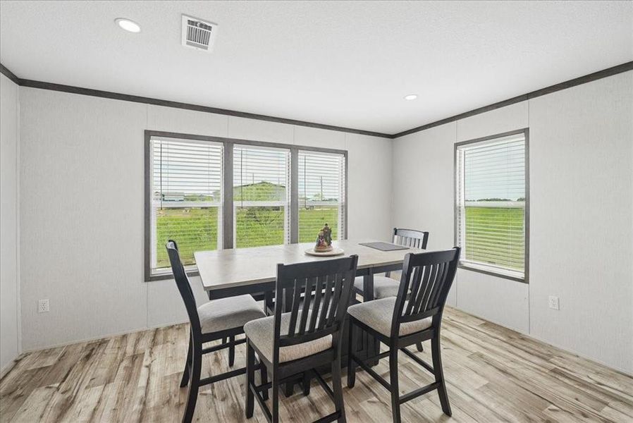 Furnished interior view inside a new home in , Cleburne (Image 14).