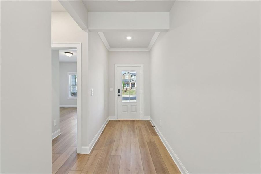 Spacious, unfurnished interior of a new home in Vines at Mill Creek - Estate Series, Braselton (Image 37).