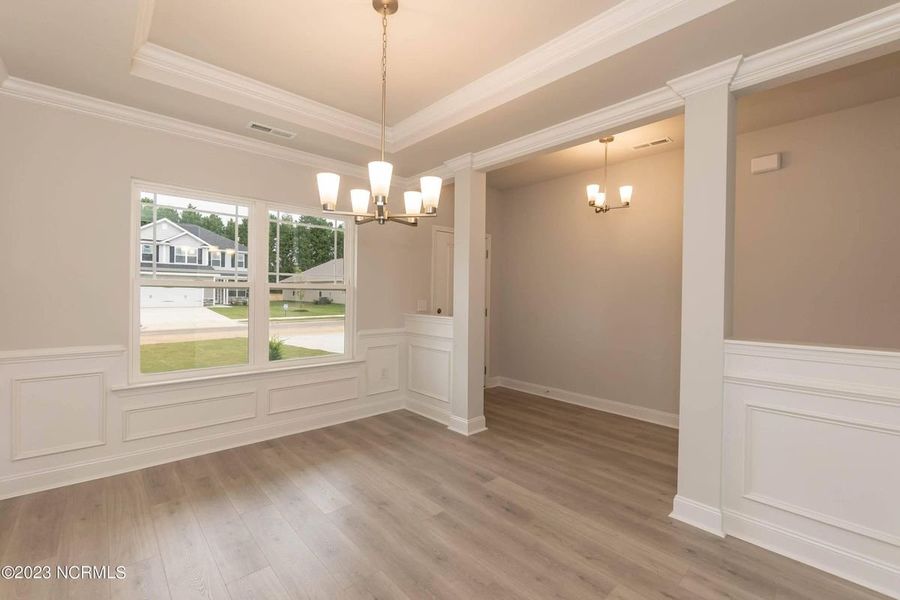 Representative unfurnished interior of a home built from the 3105 by Adams Homes in Parkland Place, Pace (Image 12).