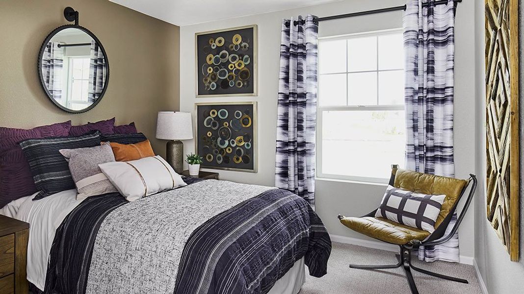 Representative furnished interior of a home built from the Stella by Taylor Morrison in Farmlore, Brighton (Image 46). Representative furnished interior of a home built from the Stella by Taylor Morrison in Farmlore, Brighton (Image 46).