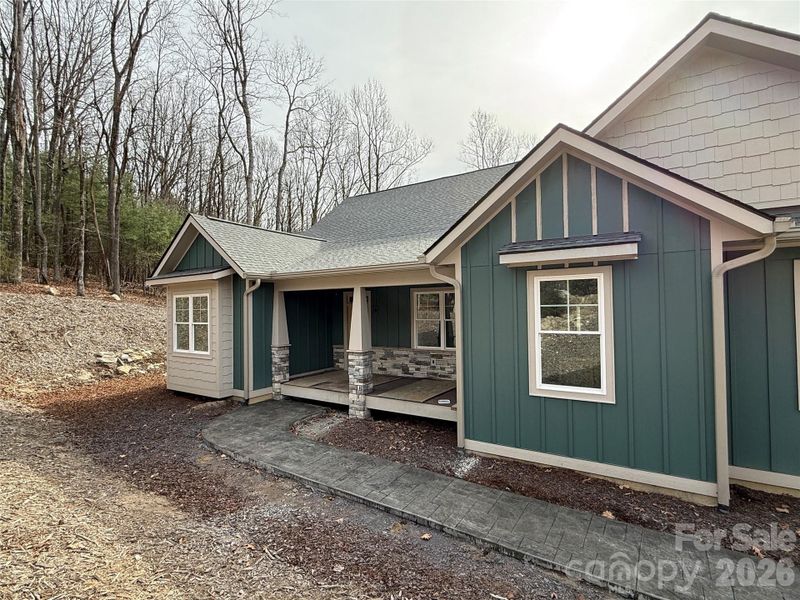 Exterior details and patio area of a home in , Flat Rock (Image 5). Exterior details and patio area of a home in , Flat Rock (Image 5).