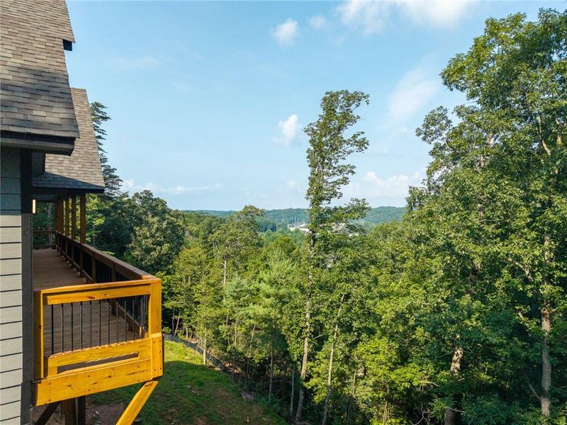 Exterior details and patio area of a home in , Ellijay (Image 9).