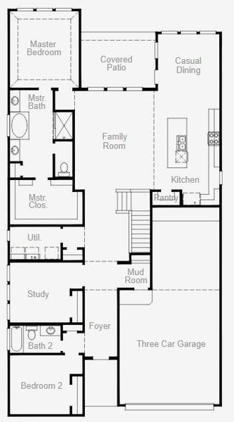 1st Floorplan - Representative Photo