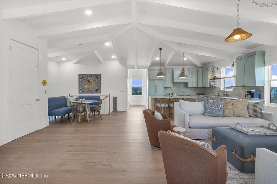 Furnished interior view inside a new home in , St. Augustine (Image 8).