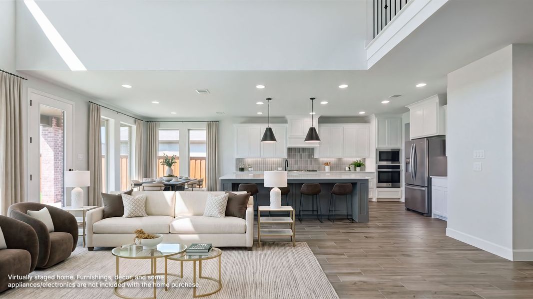 Furnished interior view inside a new home in Myrtle Creek, Waxahachie (Image 6).