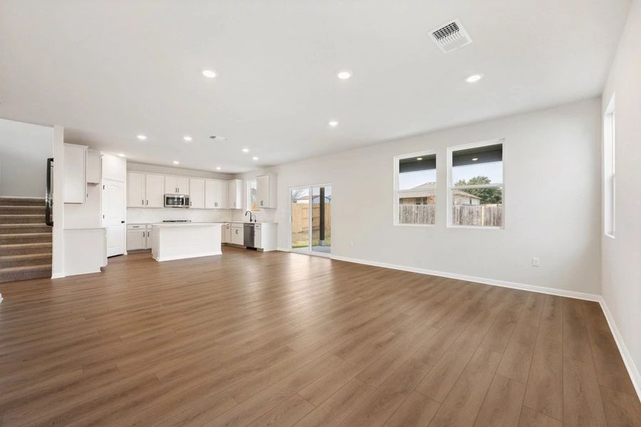 Dining Area & Family Room