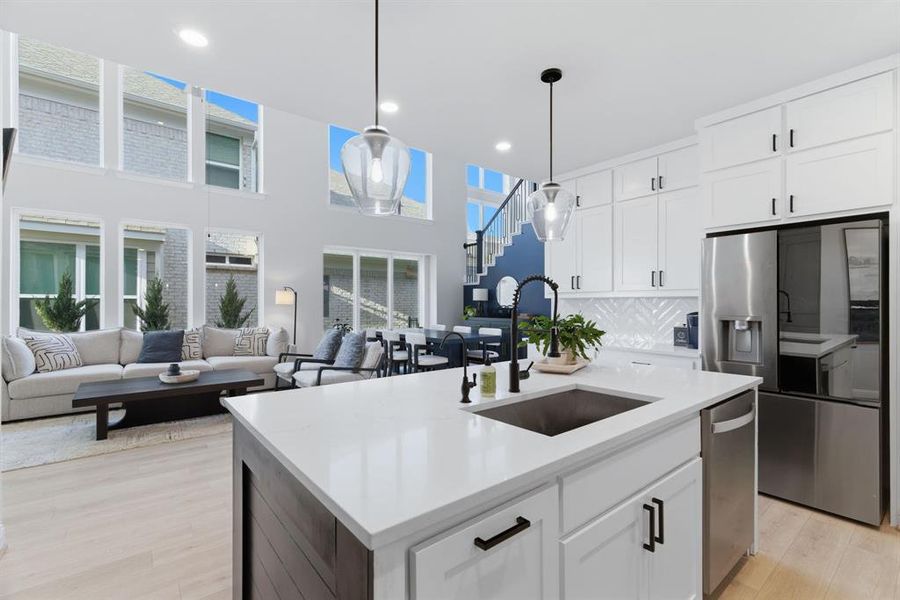 Furnished interior view inside a new home in , Corinth (Image 16).